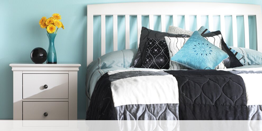 Corndell Annecy white painted bedroom furniture