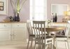 Corndell Annecy white painted dining room furniture in Buttermilk finish