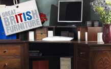 Corndell Nimbus solid oak home office furniture made in the UK