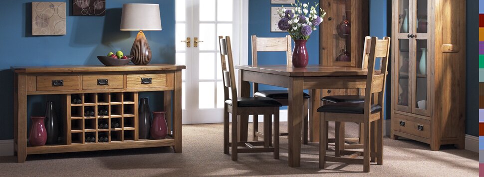 Corndell Radleigh oak dining room furniture