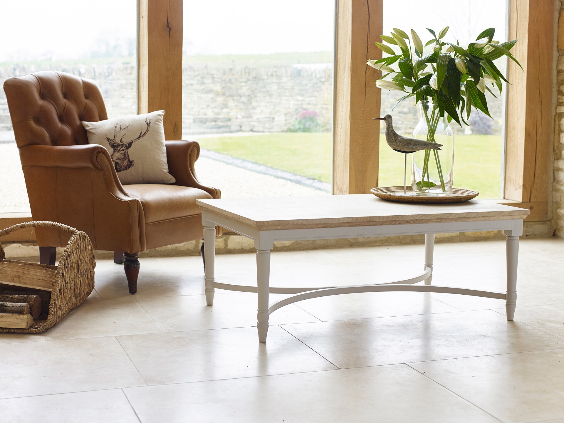 Corndell Annecy Painted dining room furniture in Cotton finish