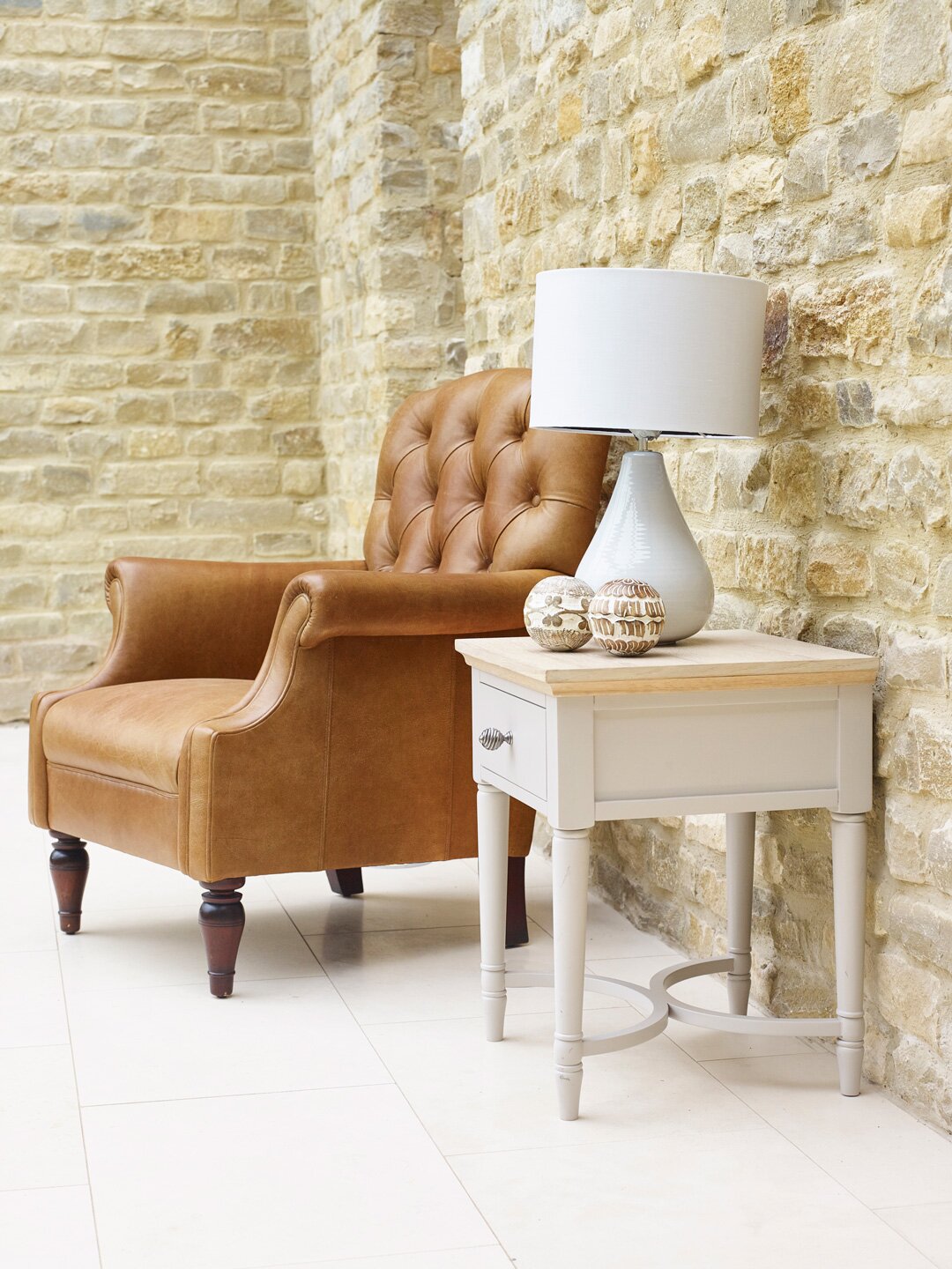 Corndell Annecy Painted dining room furniture in Cotton finish