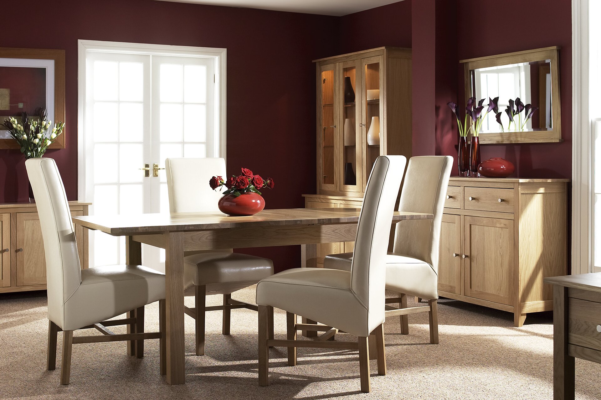 Corndell Nimbus Compact Oak furniture in Satin finish