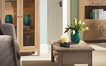 Corndell Nimbus oak bedroom, living room, dining room and home office furniture, british furniture, made in the UK