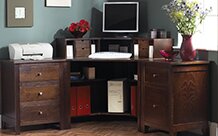 Corndell Nimbus solid oak home office furniture made in the UK